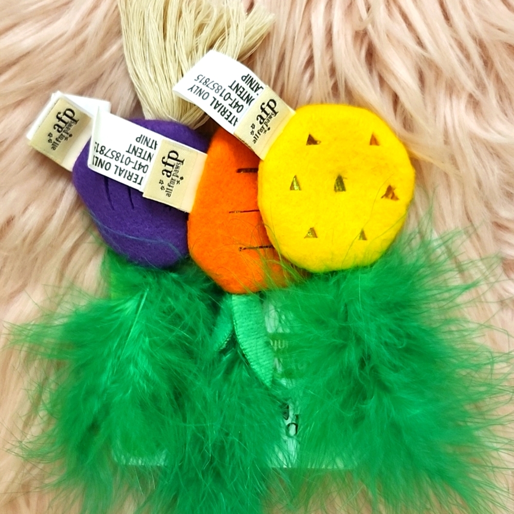 Brand New AFP GREEN RUSH HEALTHY MIX CATNIP Cat Toy-3CT - Picture 4 of 4